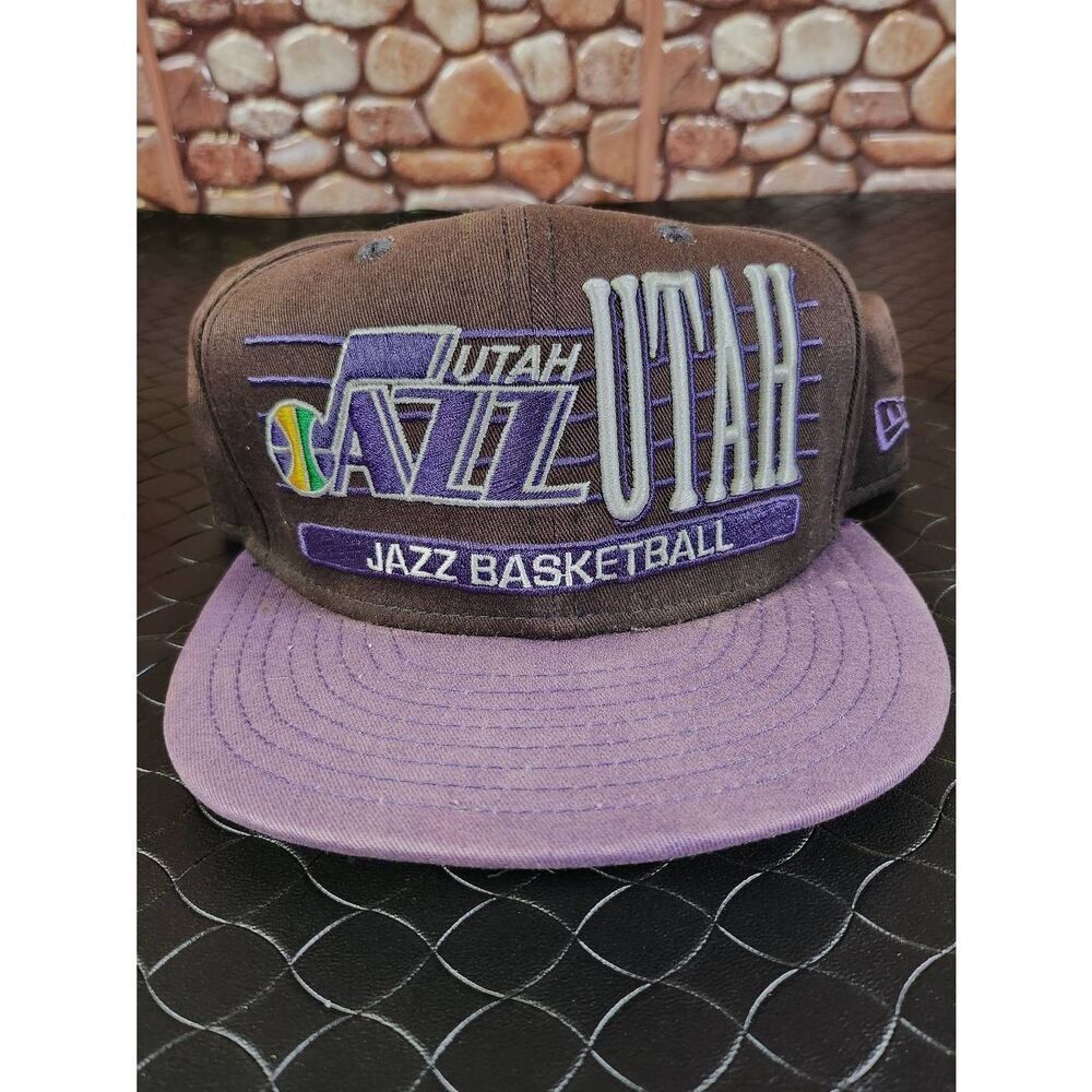 NBA Utah Jazz Basketball Multi-Color Structured Vintage Snapback New Era Hat